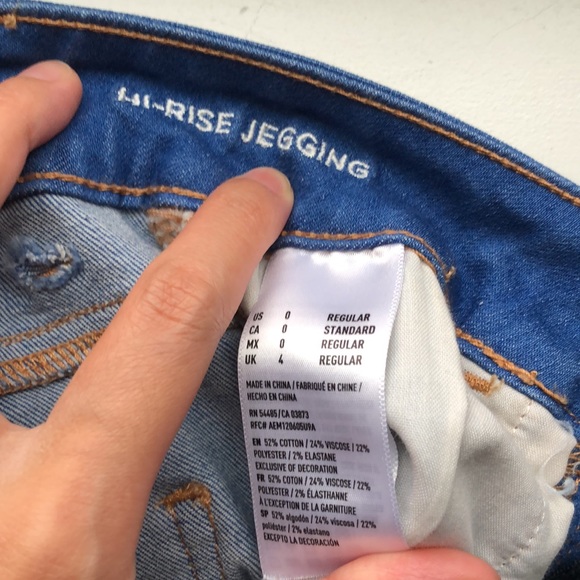 AEO Jegging. Blue. US 0. - Picture 9 of 10